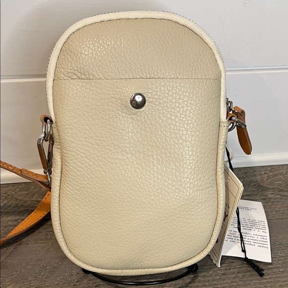 DIVINA FIRENZE Made In Italy Leather Mobile Phone Holder Crossbody Bag - NWT - Picture 6 of 8